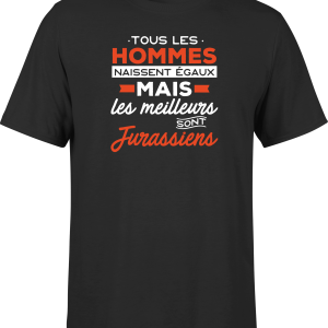 T shirt homme Les meilleurs sont jurassiens