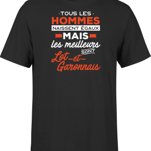 T shirt homme Les meilleurs sont lot et garonnais