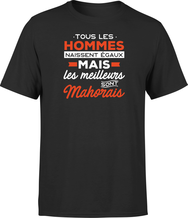 T shirt homme Les meilleurs sont mahorais