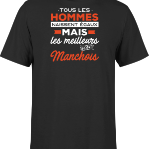 T shirt homme Les meilleurs sont manchois T shirt homme Les meilleurs sont manchois