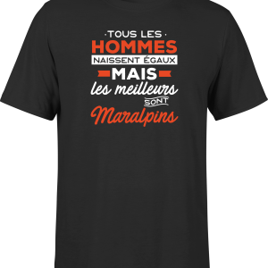 T shirt homme Les meilleurs sont maralpins T shirt homme Les meilleurs sont maralpins