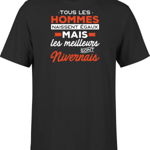 T shirt homme Les meilleurs sont nivernais T shirt homme Les meilleurs sont nivernais