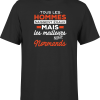 T shirt homme Les meilleurs sont normands
