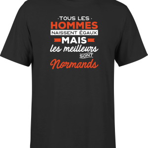 T shirt homme Les meilleurs sont normands T shirt homme Les meilleurs sont normands