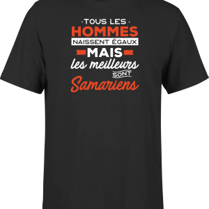 T shirt homme Les meilleurs sont samariens