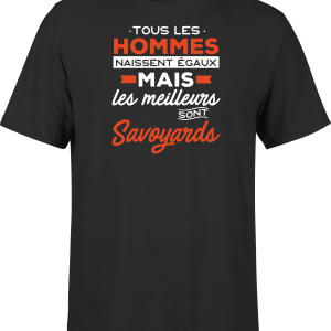 T shirt homme Les meilleurs sont savoyards T shirt homme Les meilleurs sont savoyards