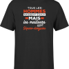 T shirt homme Les meilleurs sont sequano dionysiens