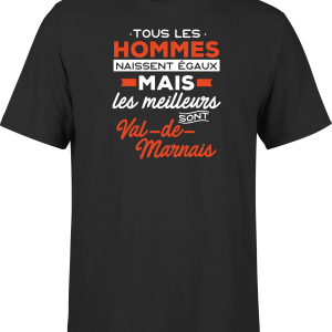 T shirt homme Les meilleurs sont val de marnais