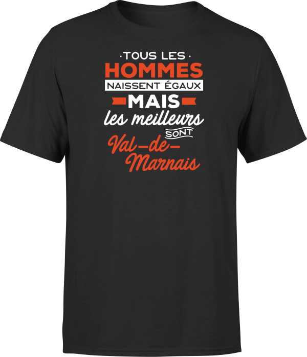 T shirt homme Les meilleurs sont val de marnais