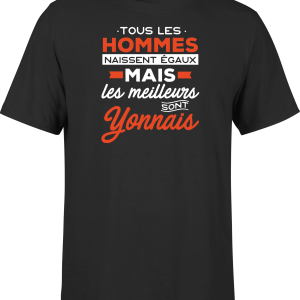 T shirt homme Les meilleurs sont yonnais