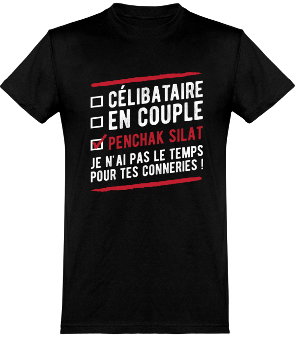 T shirt homme celibataire en couple penchak silat