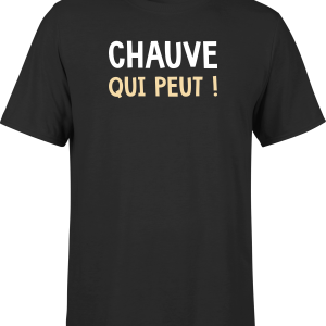 T shirt homme chauve qui peut