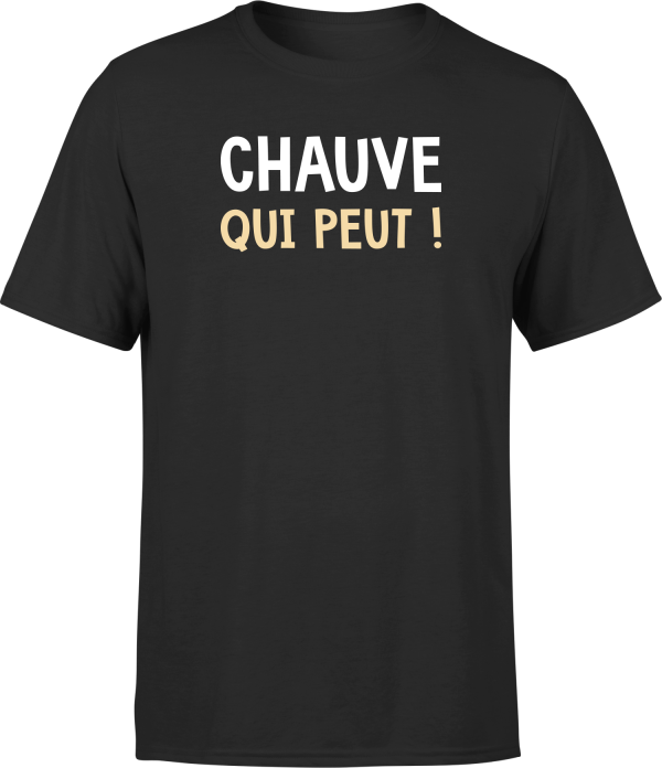 T shirt homme chauve qui peut