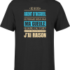 T shirt homme j ai raison je suis agent d acceuil