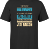 T shirt homme j ai raison je suis inhalotherapeute