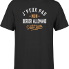 T shirt homme j peux pas berger allemand