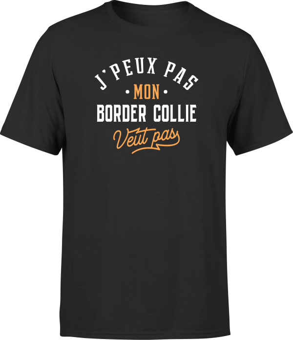 T shirt homme j peux pas border collie