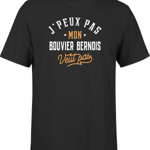 T shirt homme j peux pas bouvier bernois