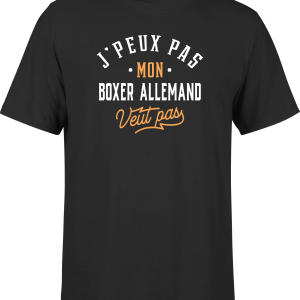 T shirt homme j peux pas boxer allemand