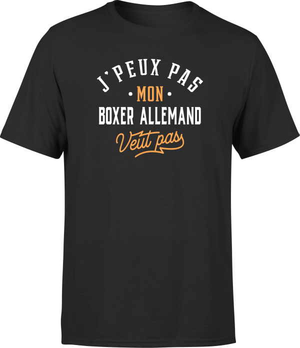 T shirt homme j peux pas boxer allemand