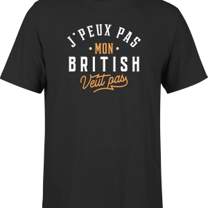 T shirt homme j peux pas british