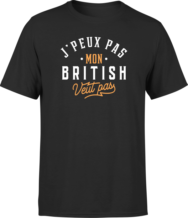 T shirt homme j peux pas british