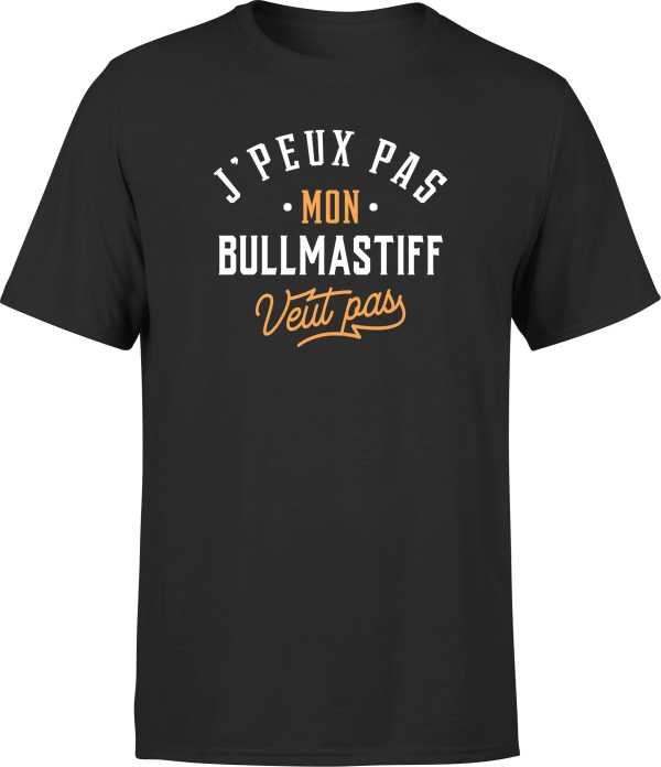 T shirt homme j peux pas bullmastiff