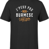T shirt homme j peux pas burmese