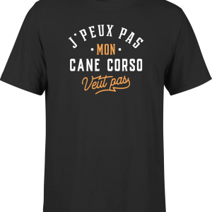 T shirt homme j peux pas cane corso
