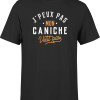 T shirt homme j peux pas caniche