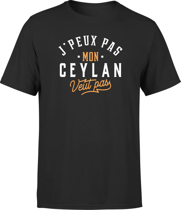 T shirt homme j peux pas ceylan