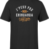 T shirt homme j peux pas chihuahua