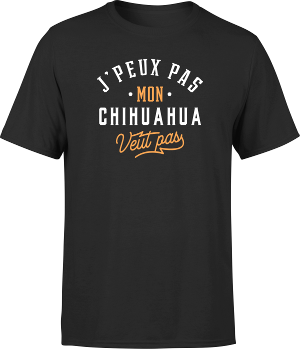 T shirt homme j peux pas chihuahua