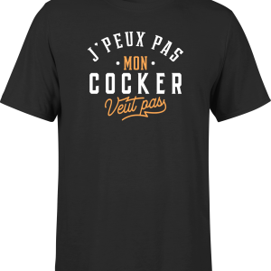 T shirt homme j peux pas cocker