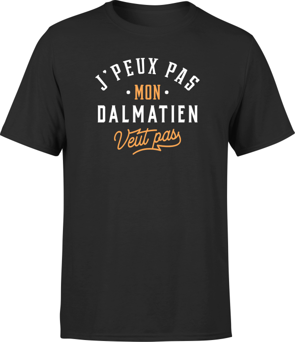 T shirt homme j peux pas dalmatien