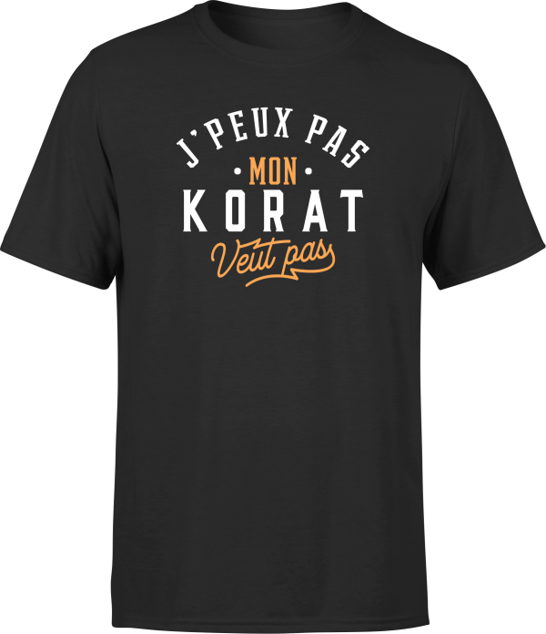 T shirt homme j peux pas korat