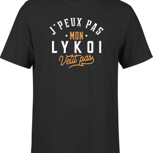 T shirt homme j peux pas lykoi