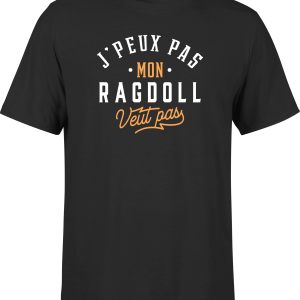 T shirt homme j peux pas ragdoll