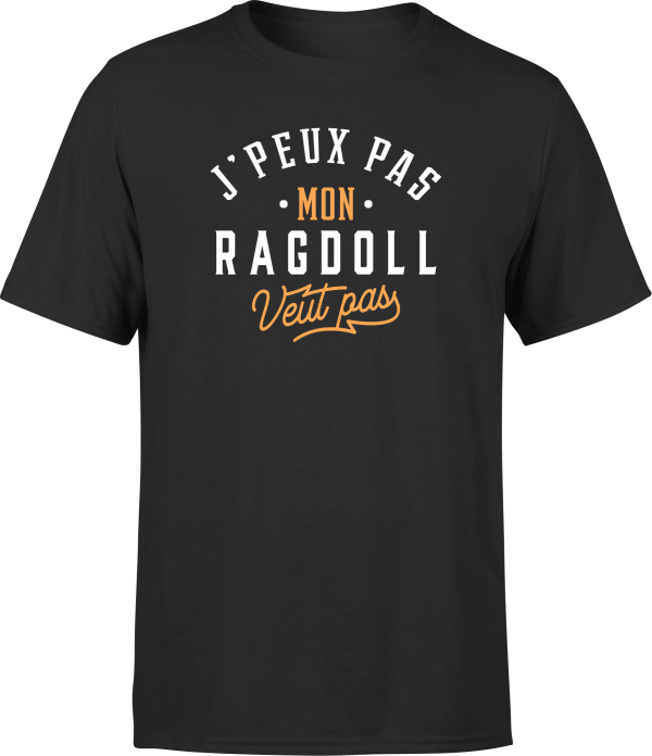 T shirt homme j peux pas ragdoll