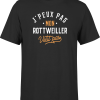 T shirt homme j peux pas rottweiller