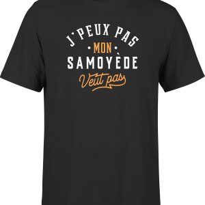 T shirt homme j peux pas samoyede