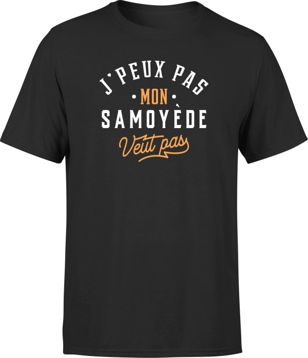 T shirt homme j peux pas samoyede