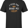 T shirt homme j peux pas shar pei