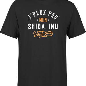 T shirt homme j peux pas shiba inu