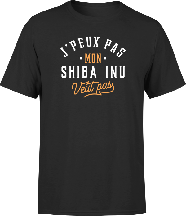 T shirt homme j peux pas shiba inu