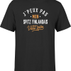 T shirt homme j peux pas spitz finlandais