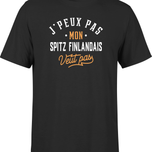 T shirt homme j peux pas spitz finlandais