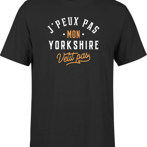 T shirt homme j peux pas yorkshire