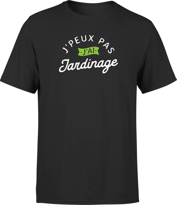 T shirt homme j’peux pas j’ai jardinage