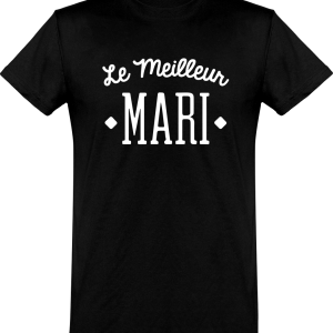 T shirt homme le meilleur mari